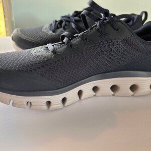 Skechers GoWalk Glide Step Flex Navy Sneakers | Men’s 9 Wide | Memory Foam